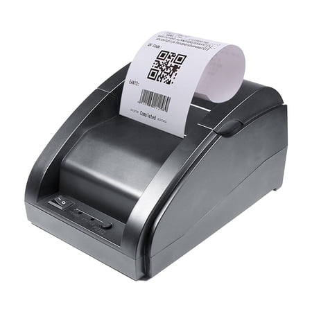 58mm Receipt Thermal Printer USB BT Mini Portable Label Printer Supermarket Receipt Bill Printing Compatible for iOS Android Windows ESC/POS Print Commands