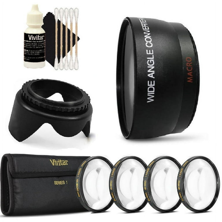 58mm Wide Angle Lens Kit for Canon EOS Rebel T5 T6i and All Canon
