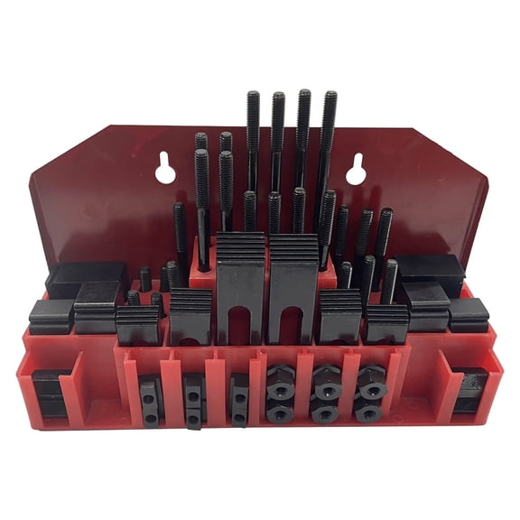 58pc Fixture Set Clamp Clamping Bolt T Nut for Metal Milling Machine