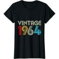 thumbnail image 1 of 58th Birthday Gifts Year Old - Vintage 1964 T-Shirt, 1 of 4