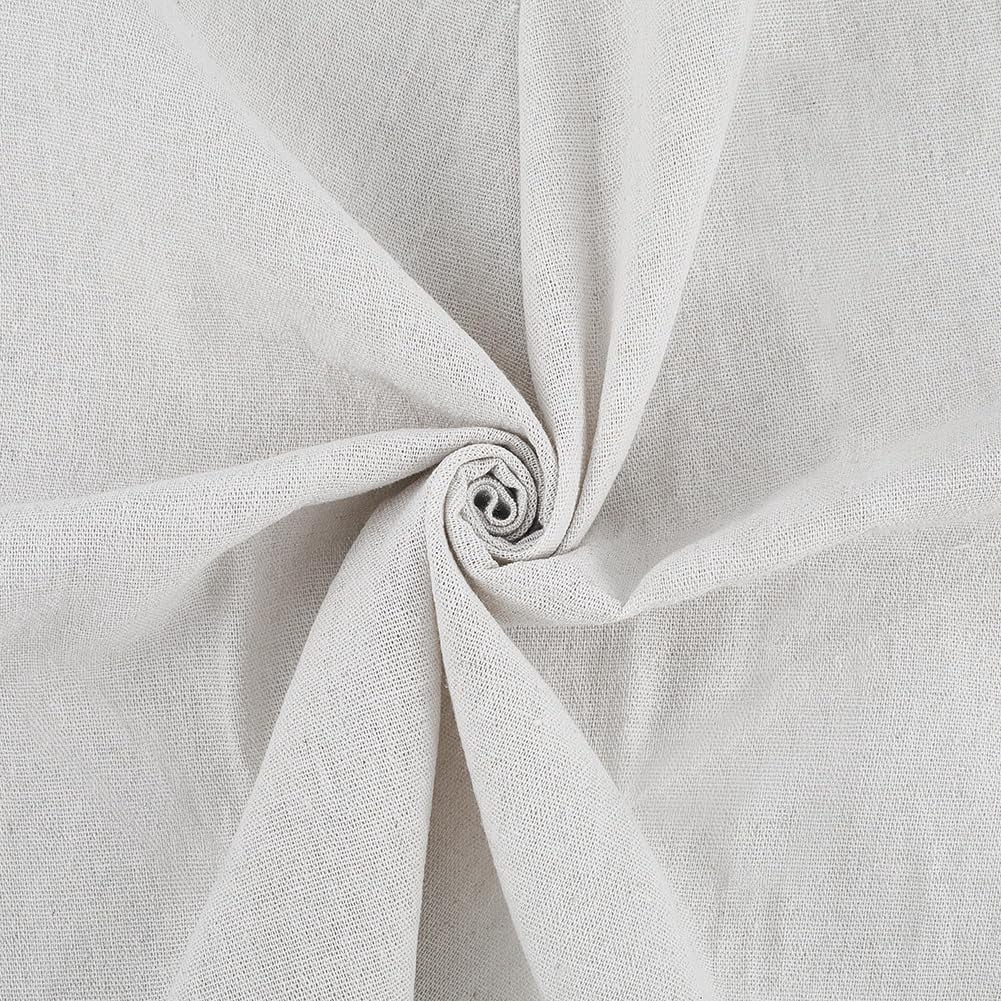 cotton blend dress fabric Solid Color Cotton Linen Blend Fabric: Soft Summer Dress Material by the  Yard, Sewing Craft