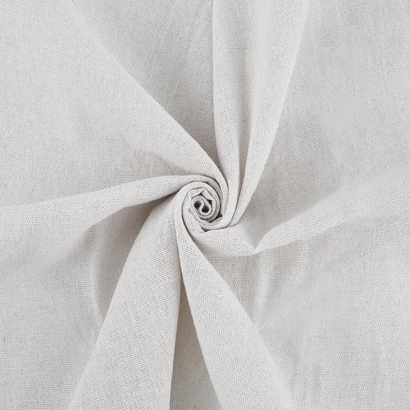 59.06 Inch White Linen Embroidery Fabric Needlework Cloth Soild Sewing Fabric Embroideried Quilting Premium Cotton Jute Blend Cloth for Sewing Making Clothing Dresses Crafts Tablecloth Supply