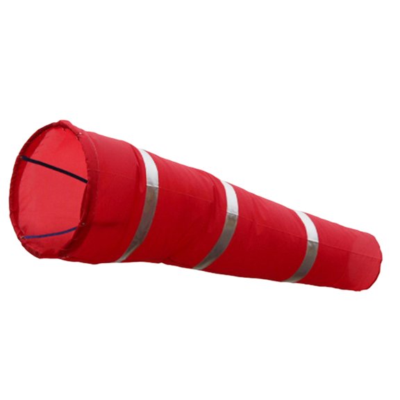 59.06" Windsock Ripstop Nylon Wind Direction Measurement Sock Bag with Reflective Belt for Outdoors Airport Farm & Park