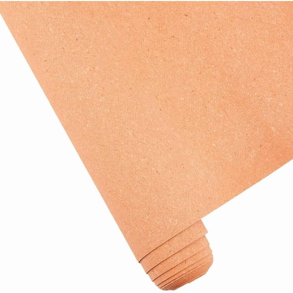 59.06 x 15.75 Inch Leather Stiffener Roll 0.06cm Sandy Brown Bag Stiffener PVC Leather Fabric Handmade Bag Liner DIY Sewing Supply