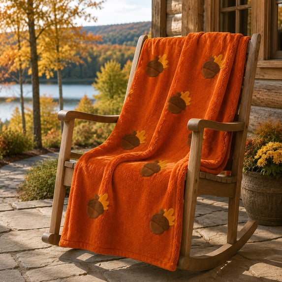 59.06"x39.37" Fall Thanksgiving Throw Blankets Vintage Patterned Blanket Winter Soft Warm Blankets for Couch Sofa Bed, Blanket Gifts