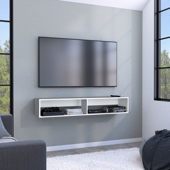 59.10 in Wide, Space-Saving | In Entertainment Area, Fits Seamlessly