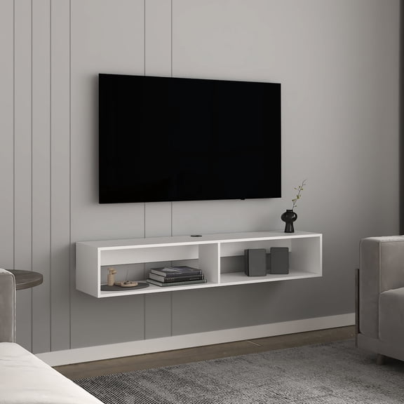 59.10 in Wide TV Stand / Ample Storage for Media in Your Home