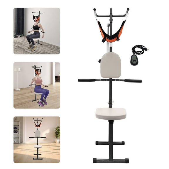 Traction & Stretch Decompression Machine Home & Gym Neck Traction Chair White, Black for Use at Home
