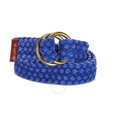 thumbnail image 1 of $59.5 Polo Ralph Lauren Men's Blue Webbed Cotton O-Ring Belt, XL, 1 of 1