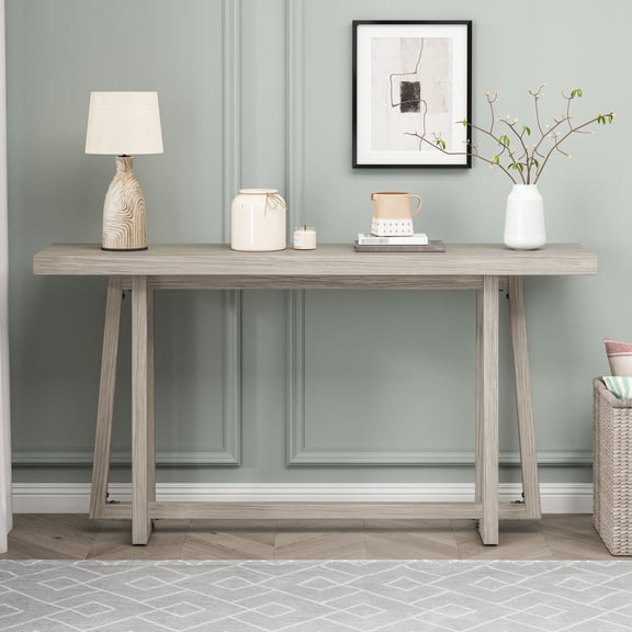 59.84'' Hallway Console Table, Durable / Offers Space for Plants and Artwork