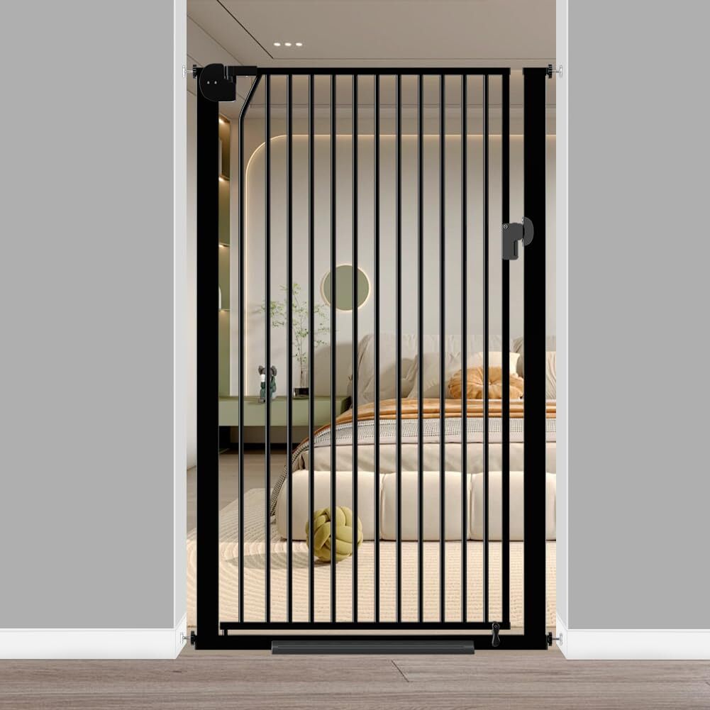 Cardinal Gates Extra Tall Premium Pressure Pet Gate Extension, Black