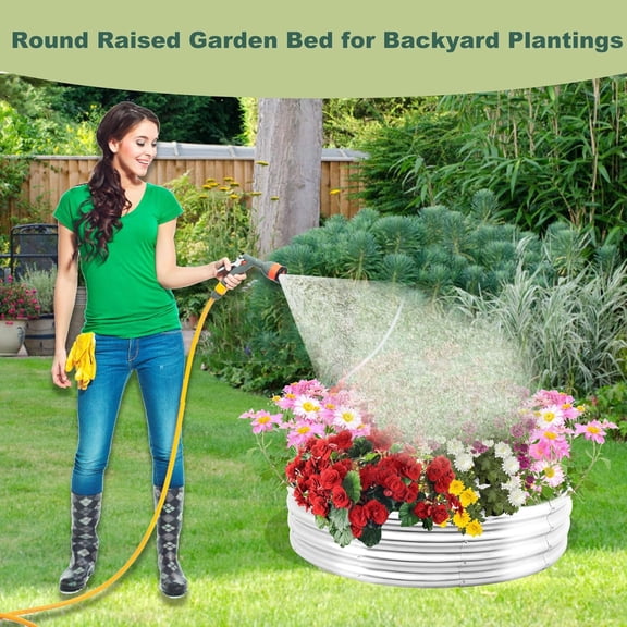 59 Inch Galvanized Fire Pit Ring