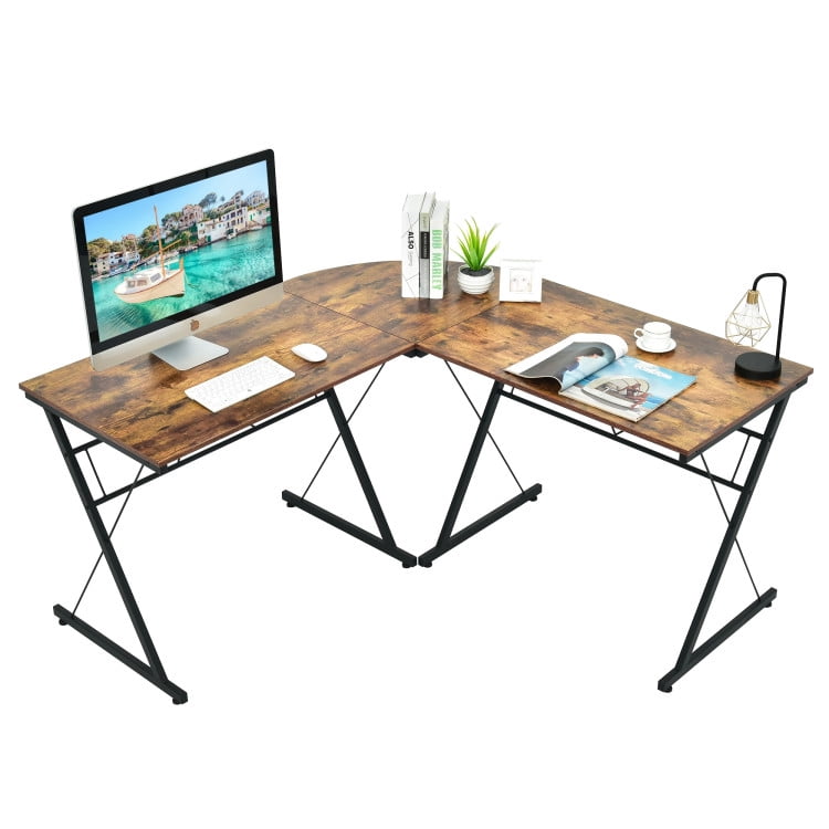 59 Inches LShaped Corner Desk Computer Table for Home Office Study