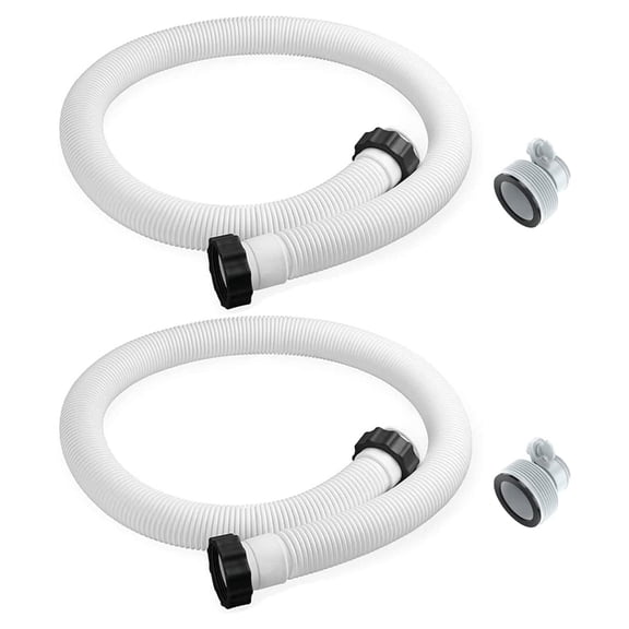 59 Inches Long Pool Hose Replacement For Ground Pools Pump Water Change Interior Accessories Hoses Filter Tube 2x