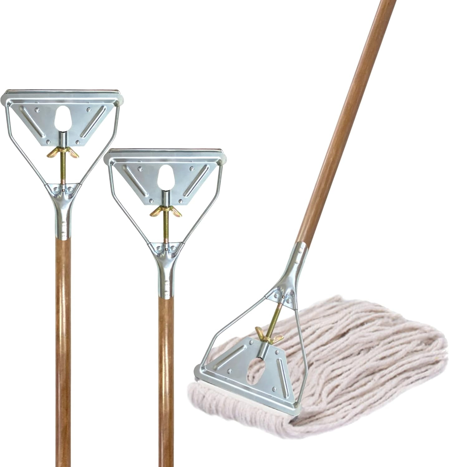 59" Mop Stick Quick Change Commercial Grade Mop Handle Pack of 2 ...