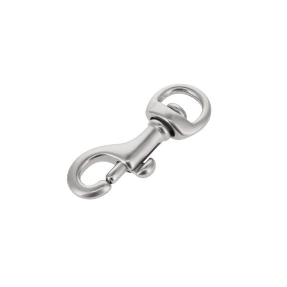 59 Nickel Matte, Swivel Bolt Snap, Solid Brass-LL