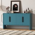 59" Retro Sideboard Buffet Storage Sideboard with 4