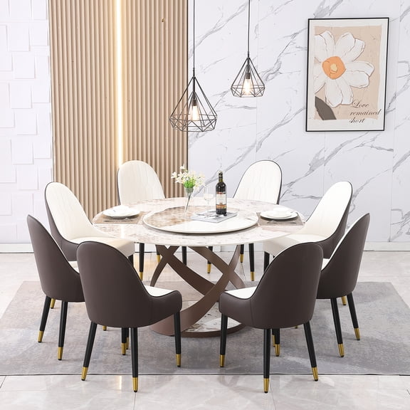 59" Round Dining Set - Comes with All Necessities - Any Gathering - Comfortable Dining for All