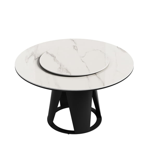 59" Sintered Stone Dining Table - High - quality Materials - Dining Room Decor - Scratch - resistant