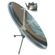 59" Solar Cooker Stove, Portable Parabolic Solar Cooker Outdoor Camping Cooking Boil Water Sun Oven 800-1000