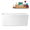 thumbnail image 1 of 59" Streamline N2140WH Freestanding Tub and Tray With Internal Drain, 1 of 8