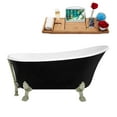 thumbnail image 1 of 59" Streamline N344BNK-BNK Clawfoot Tub and Tray With External Drain, 1 of 7