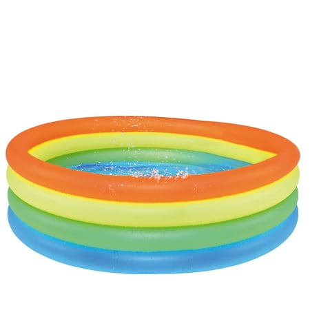 Pool Central 59" Vibrantly Colored Inflatable Children's Swimming Pool