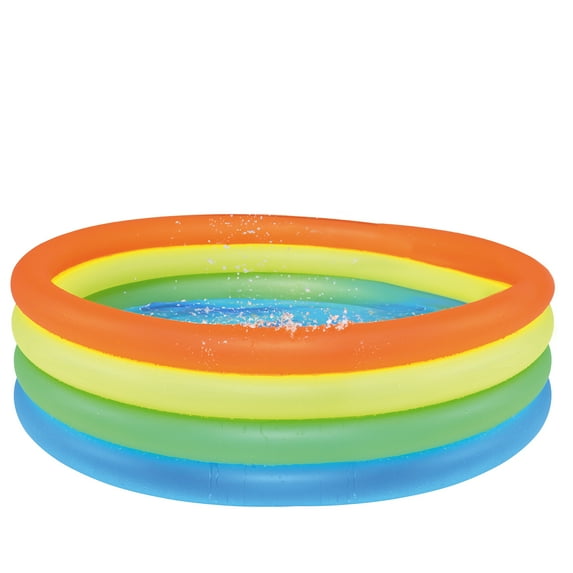 Pool Central 59" Vibrantly Colored Inflatable Children's Swimming Pool