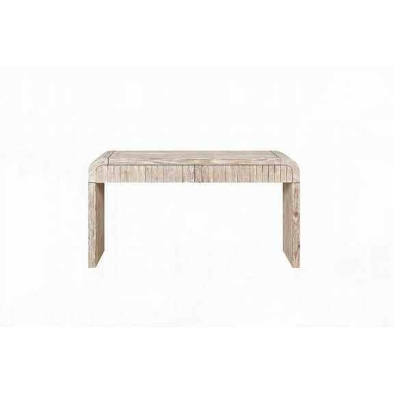 59'' Vintage Crafted Table|Two Hidden Handle Drawers|Easy Assembly