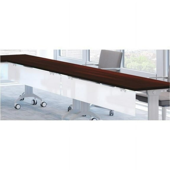 59 in. Table Top Acrylite Modesty Panel, Frost