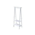 thumbnail image 1 of 59" Tall Standing Garment / Coat Rack, White finish, 1 of 2
