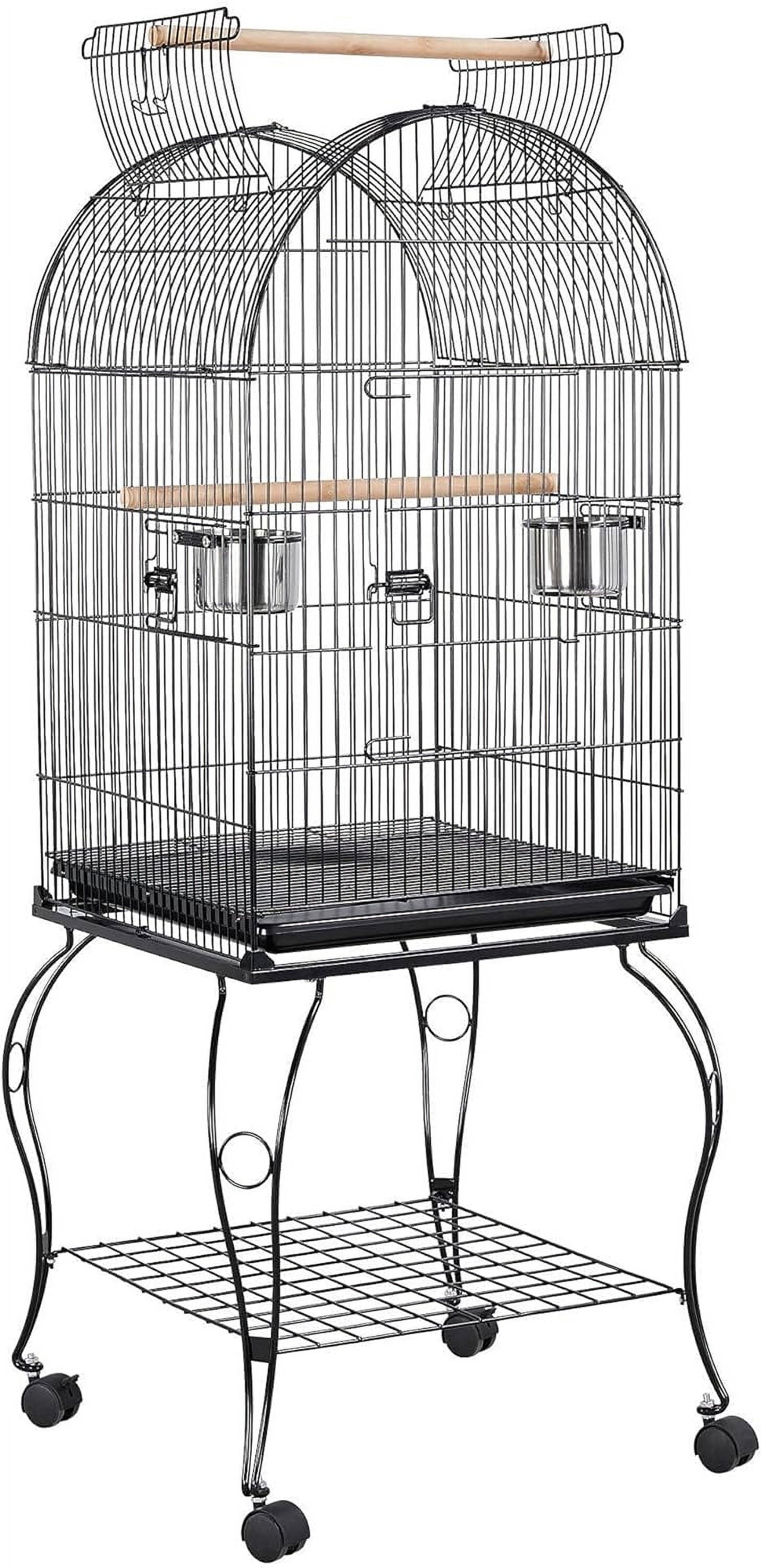 Large Parrot Bird Cage With Slide photo