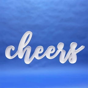 59 inch Script Cheers Mosaic Frame (1 Pack) - Party Supplies Decoration