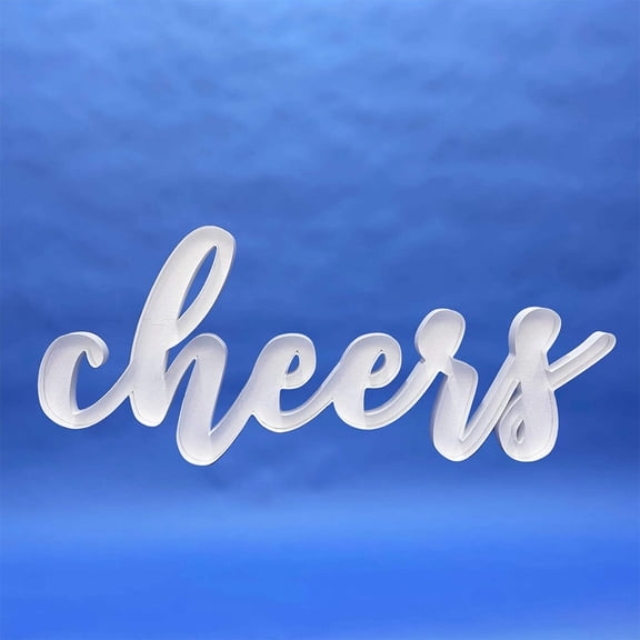 59 inch Script Cheers Mosaic Frame (1 Pack) - Party Supplies Decoration