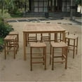 thumbnail image 1 of 59 x 59 x 42 in. Windsor Bar Table with Small Slat, 1 of 1