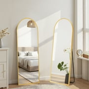 59"x16" Arched Full Length Mirror Full Body Mirror Floor Mirror Standing Hanging or Leaning Wall,Gold