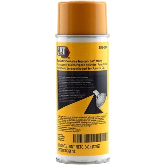 590-0196 Standard Performance Topcoat CAT Yellow Paint EACH