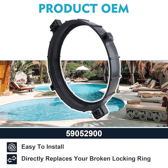 59052900 Locking Ring Assembly for Pentair Clean & Clear, Warrior, Easy Clean and Clean & Clear Predator Pool and Spa Filters