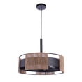 thumbnail image 1 of 59096-FB-Craftmade Lighting-Kensey - 6 Light Pendant-19.13 Inches Tall and 24 Inches Wide-Flat Black Finish, 1 of 2