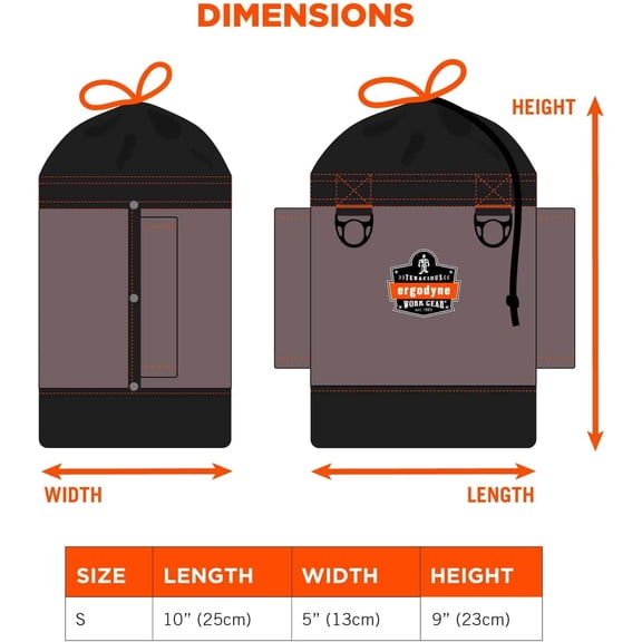 5926 Topped Bolt Bag Tool Pouch – Short, Polyester , Gray