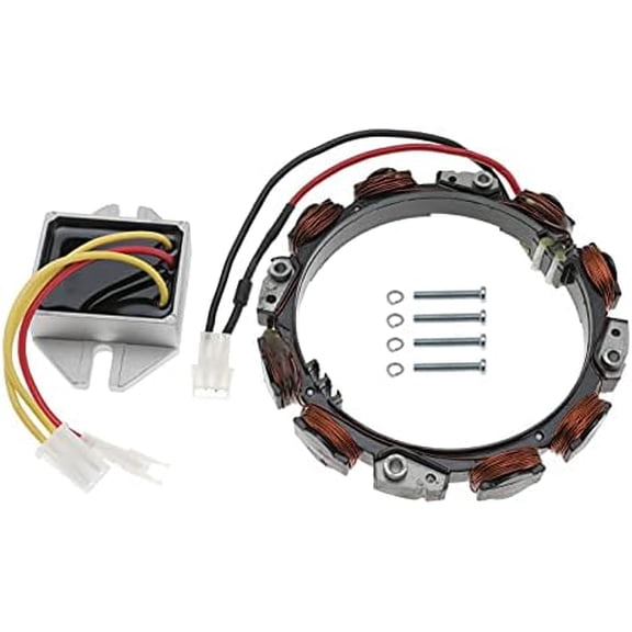 592831 Alternator Dual Circuit with 845907 Voltage Regulator Lawn Tractor Replaces 696459 691063 393474 393800 and 394890 797375 797182 393374 691185$$Garden & Patio