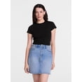thumbnail image 1 of Scenario Women's Variegated Rib Tee with Short Sleeves, Sizes XS-XXXL, 1 of 6