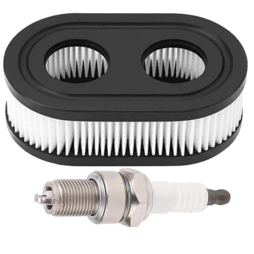 593260 798452 Air Filter and Spark Plug For Troy-Bilt TB110 TB115 TB200 TB230 TB330 TB370 TB380 BS 550EX 550E 575EX 500E 600E 625EX 675EXI 725EXI 450E 5432K 4247 Series OHV Engines BS-593260