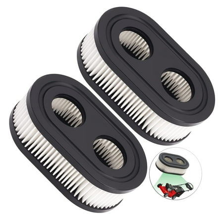 593260 Air Filter 593260 798452 334404 Air Cleaner Cartridge Filter,Lawn Mower Air Cleaner Replacement Filters for 4247 5432 5432k 09P00 09P702 550E 500EX 550EX 625 575EX Series Engine (2Pcs)