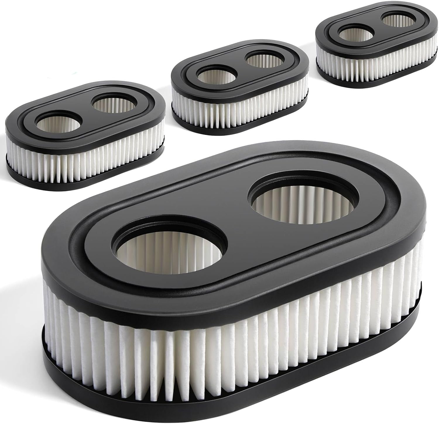 Cartouche Filtre à Air Compatible Briggs & Stratton - Lot De 5 - Pour Tondeuse/ Moteurs Séries 550e-550ex