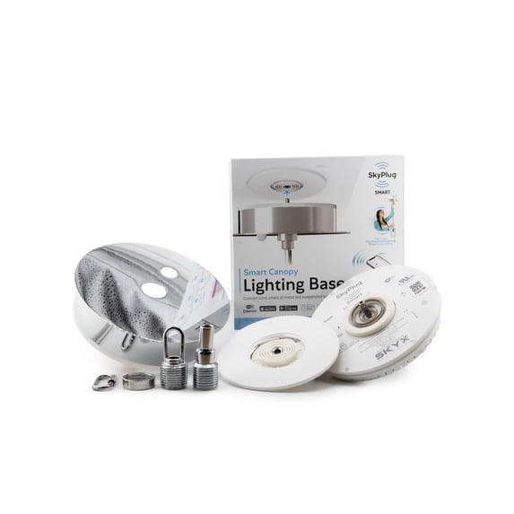 5934-CH SkyX SkyPlug Smart Plug & Play Lighting Base - Mira-Polished Chrome Finish