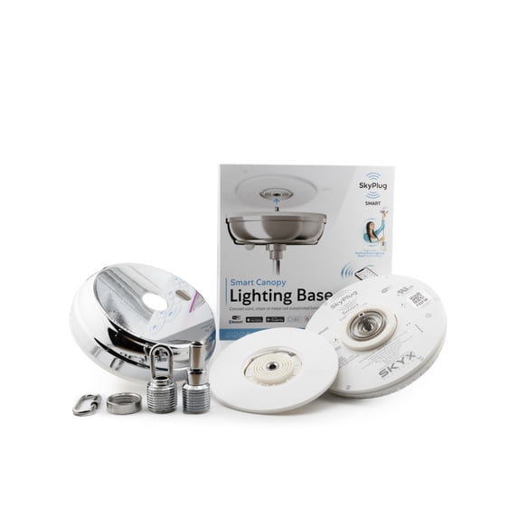 5948-CH SkyX SkyPlug Smart Plug & Play Lighting Base - Capella-Polished Chrome Finish