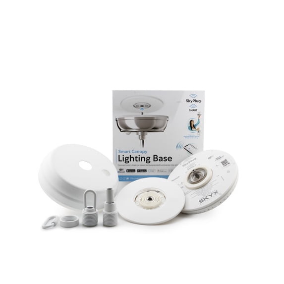 5948-MW SkyX SkyPlug Smart Plug & Play Lighting Base - Capella-Matte White Finish