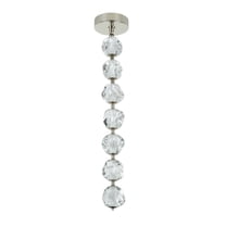 59491-PLN-LED-Craftmade Lighting-Jackie - 28W 1 LED Pendant In Contemporary Style-38.25 Inches Tall and 7.13 Inches Wide-Polished Nickel Finish