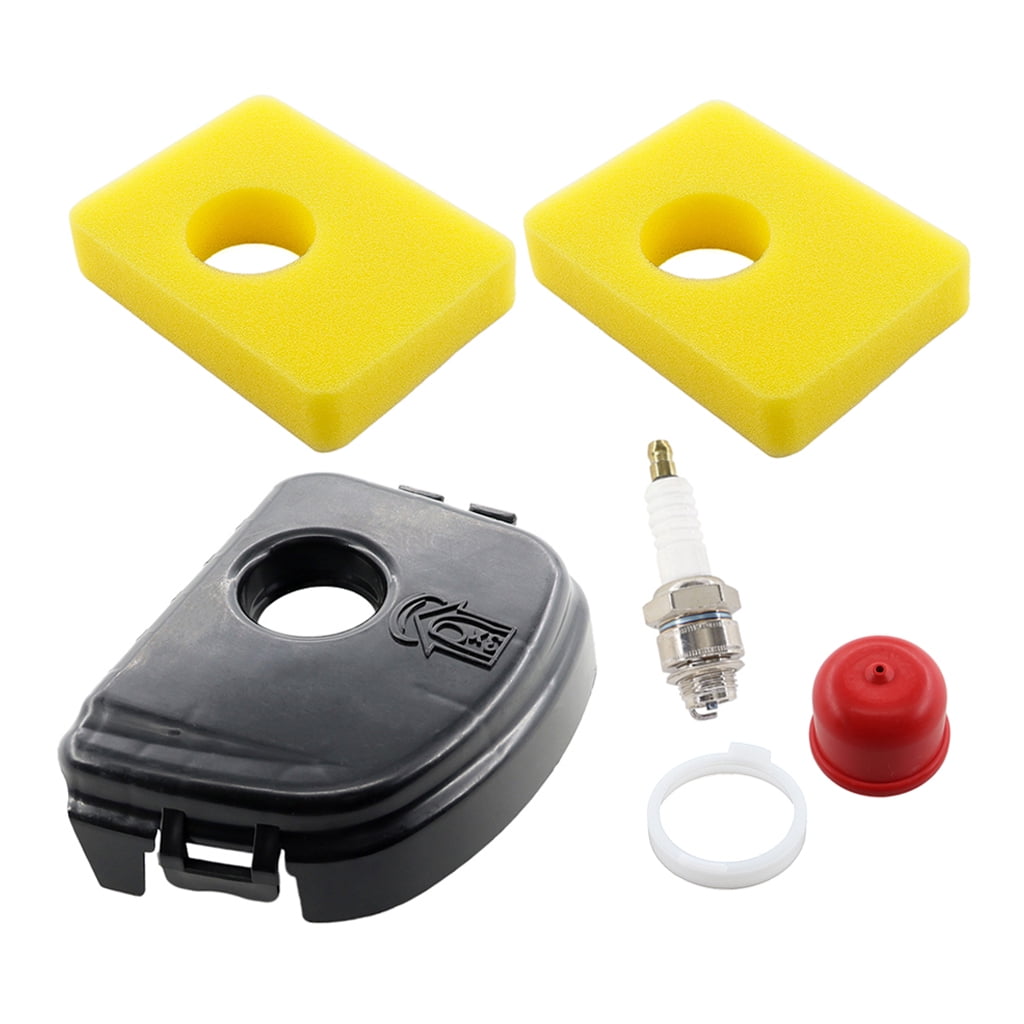 595660 799579 Air Filter Cover Kit For Troy Bilt TB110 TB115 TB554 Lawn Mower Spark Plug Primer Bulb Kit